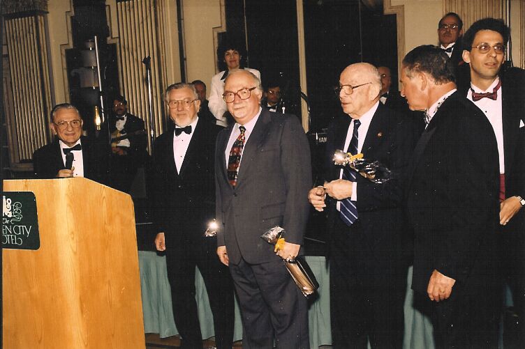 Dr. Annunziato recognizing other Past Presidents