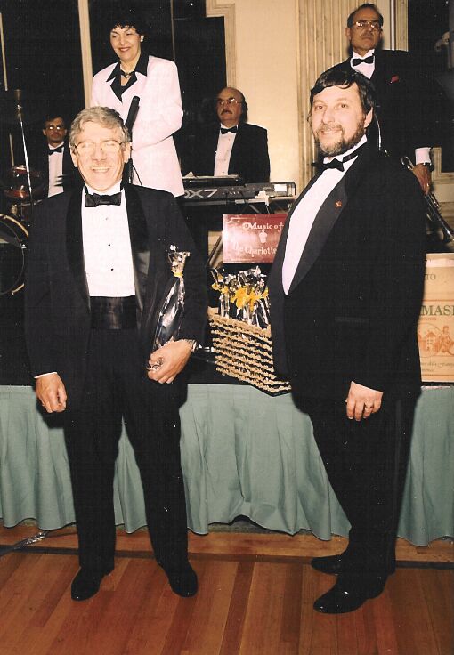 Dr. Jack Sherman and Secretary/Treasurer Anthony Battista